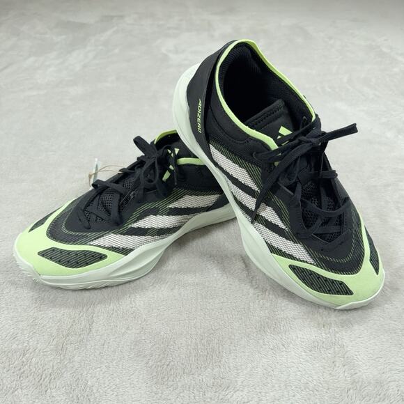 Adidas Adizero Select 2.0 Core Black Cloud White Green Spark Size 8 - Picture 1 of 7